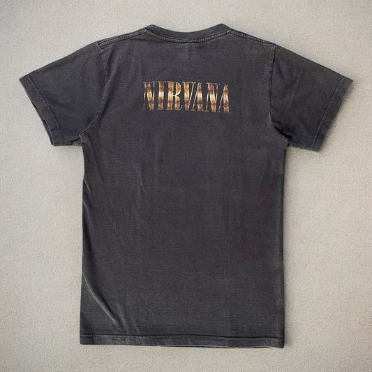 Nirvana Kurt Cobain Gun Black T-shirt
