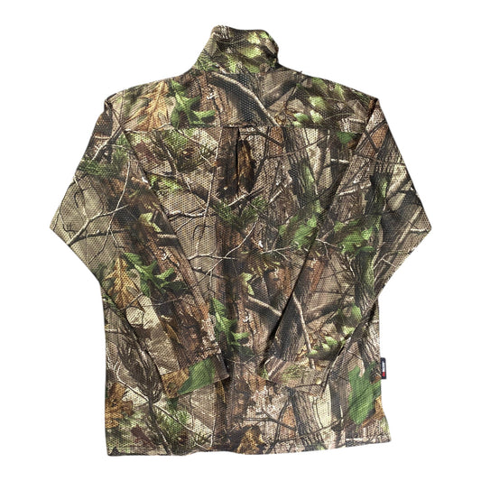 Stoney Creek Microtough Lite Realtree Camo Half Zip Hunting Shirt