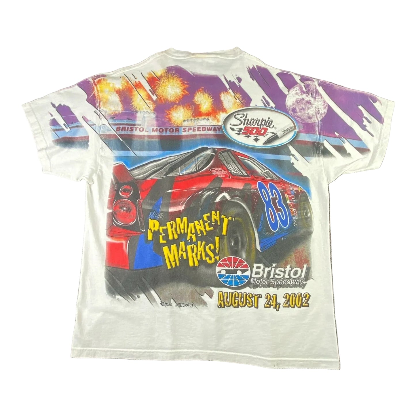 2002 NASCAR Sharpie Bristol Speedway T-shirt