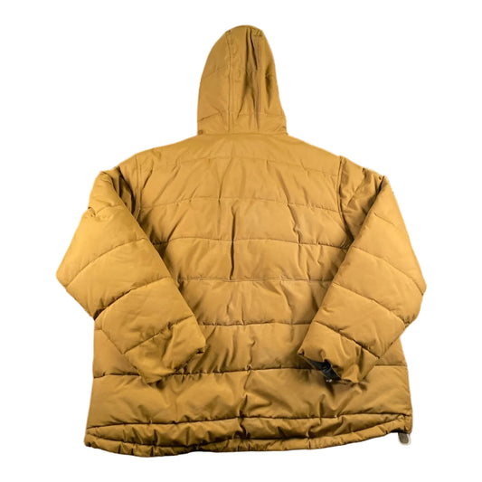 Carhartt Rain Defender Dark Gold Puffer Hoodie