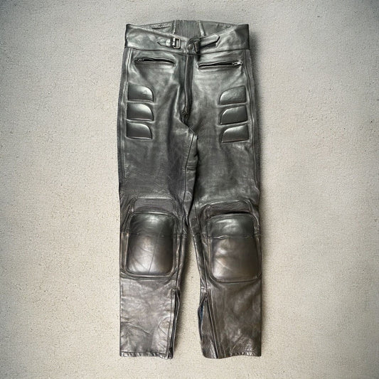 Bicker Black Leather Pants