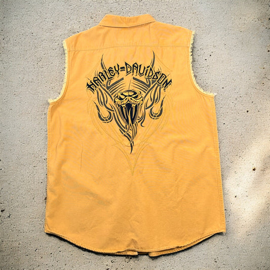 Harley Davidson Yellow Snake Vest