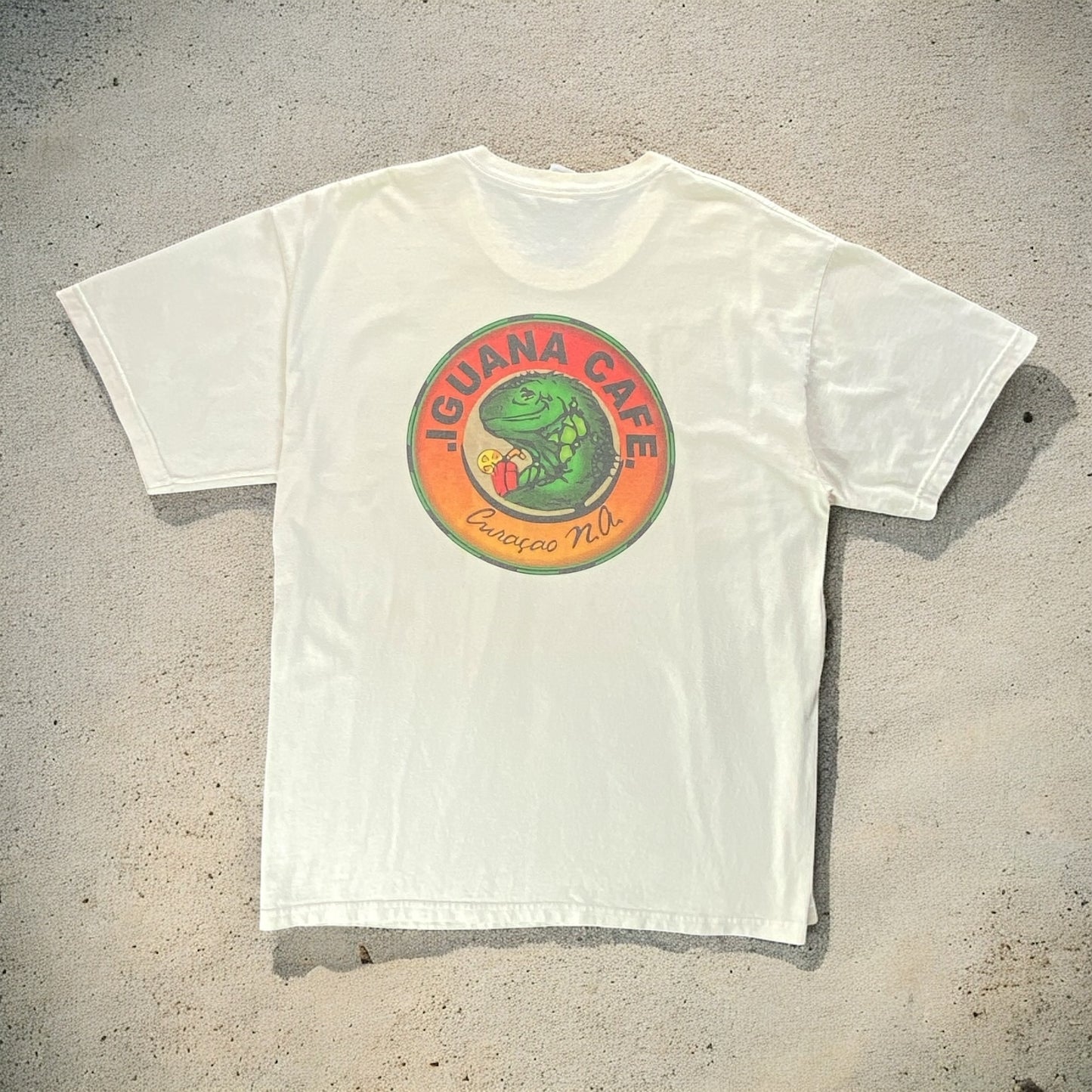 Iguana Cafe White T-shirt