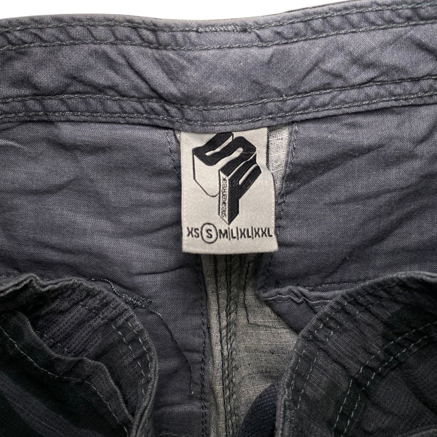 Sneakerfreak Dark Grey Camo Cargo Shorts