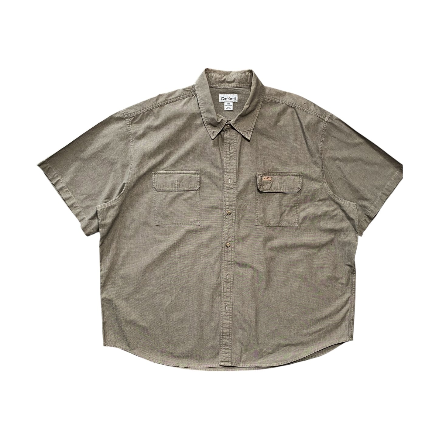 Carhartt Khaki Button Up Shirt