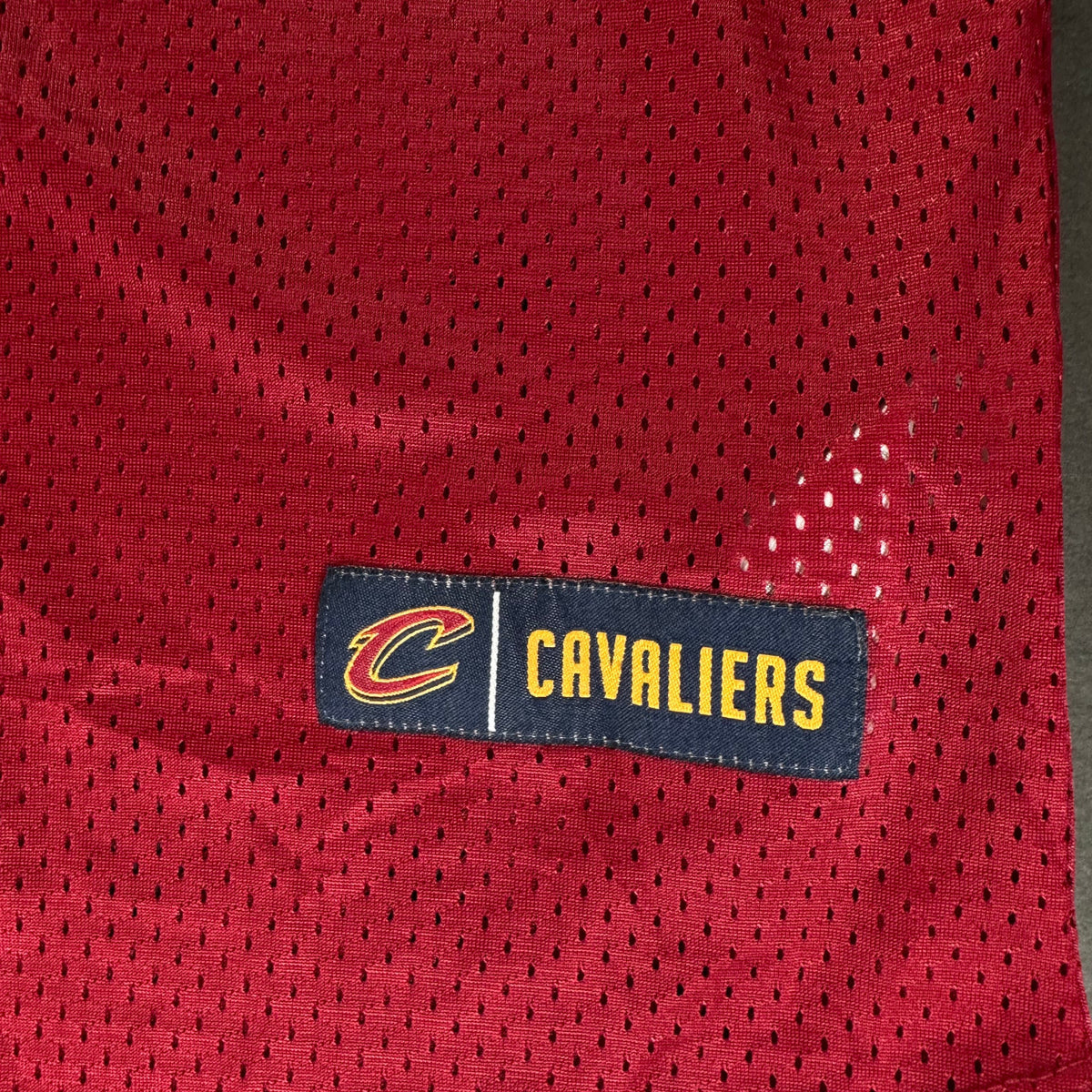 NBA Cleveland Cavaliers Mesh Button-Front maroon Jersey