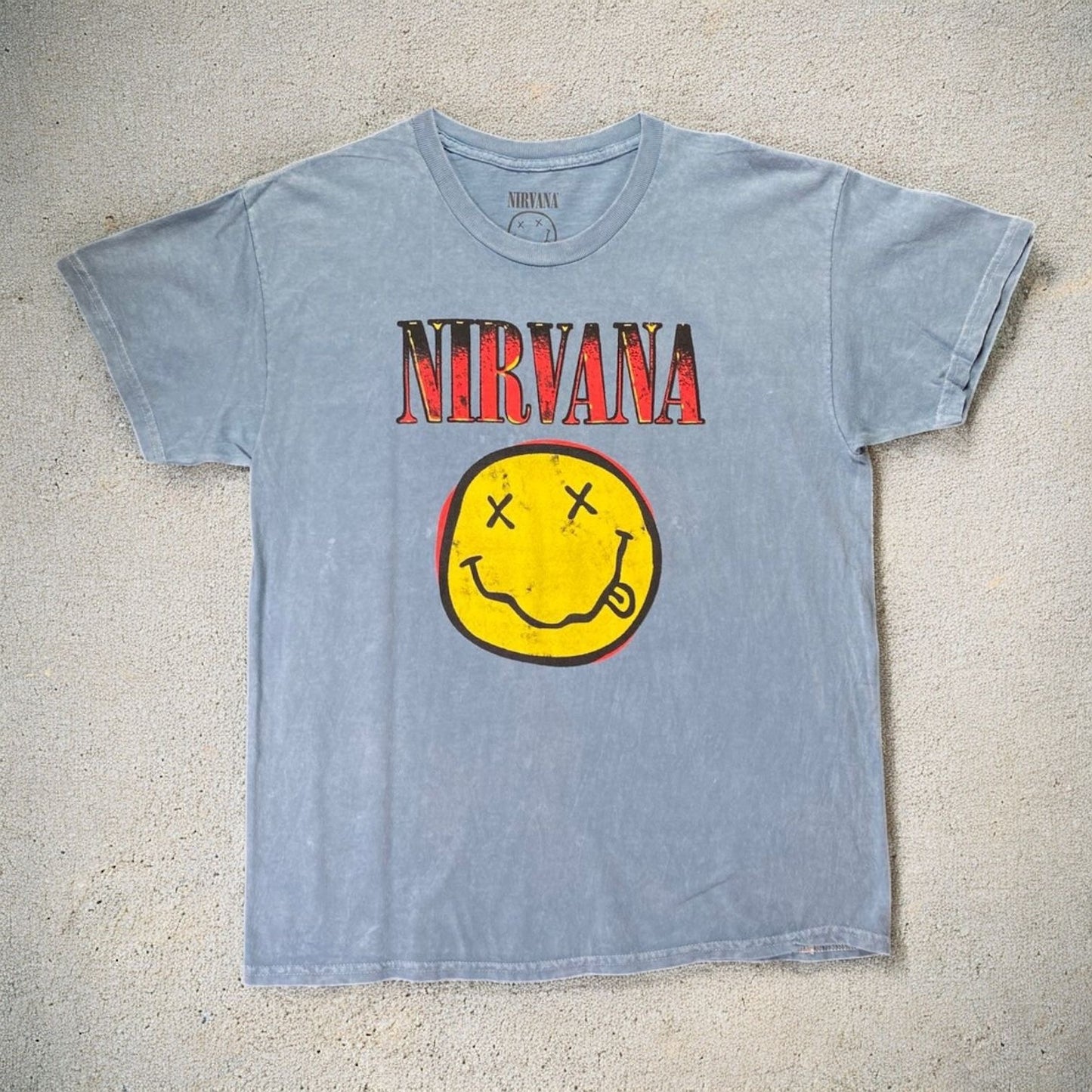 NIrvana Graphic Blue T-shirt