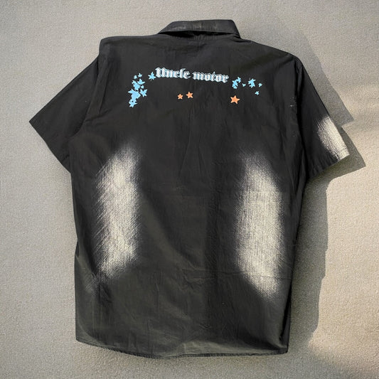 Eeckey Back Into The 70s Black Shirt