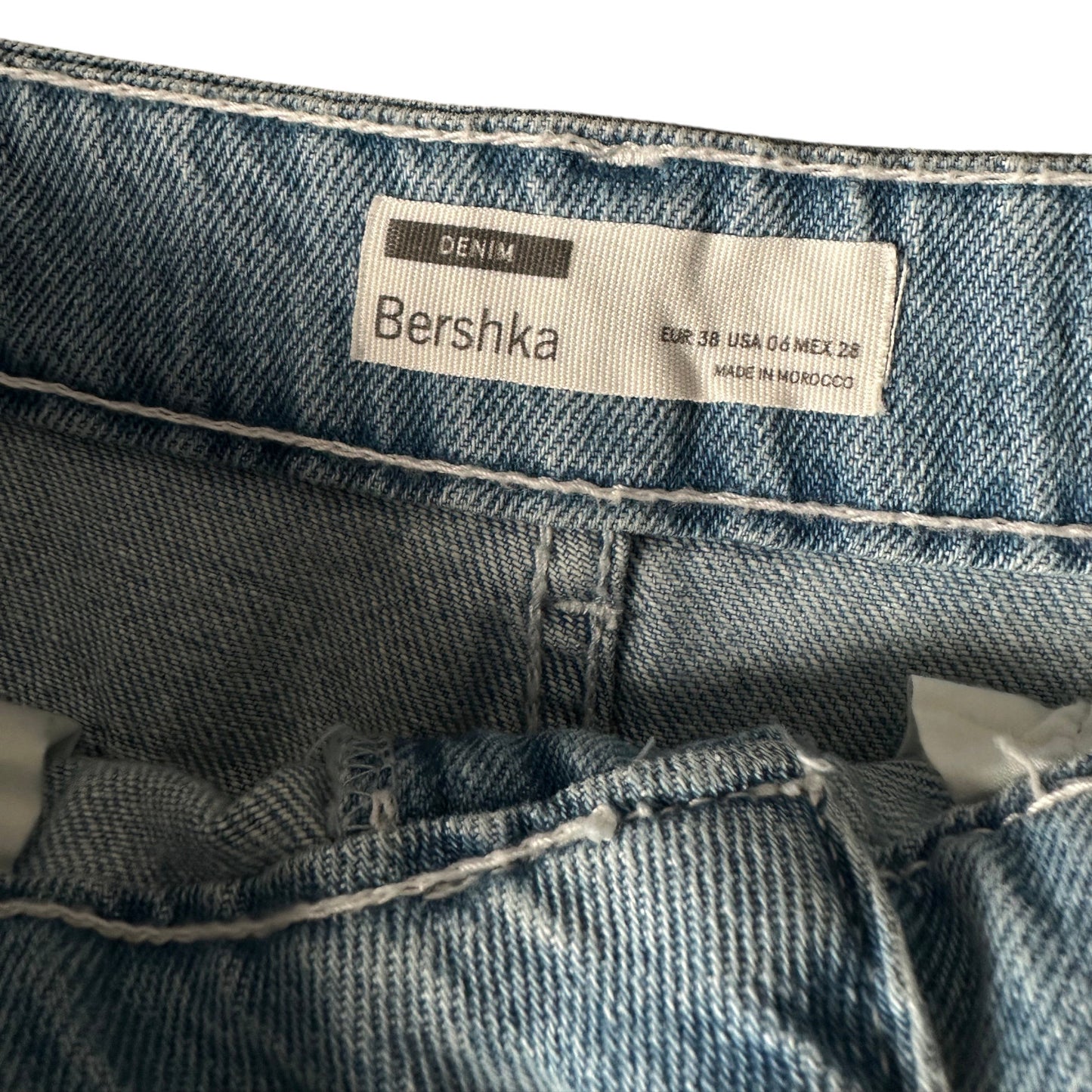 Bershka Denim Blue Skirt
