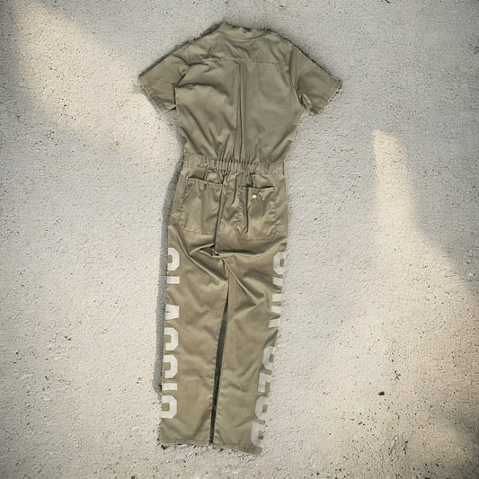 Dickies Short-Sleeve Work Olive Green Overall