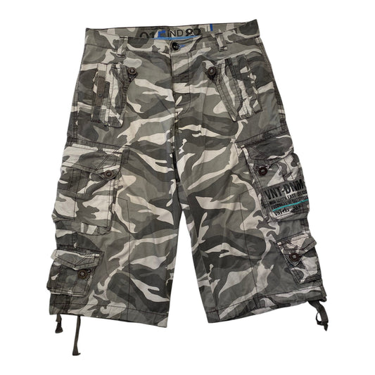 George Grey Camo Tactical Cargo Shorts