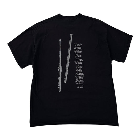 Vintage Jethro Tull European Tour Graphic Black T-shirt