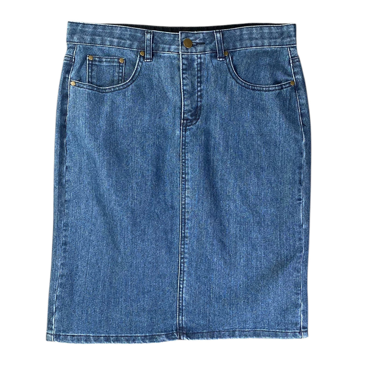 Rockmans Denim Blue Skirt