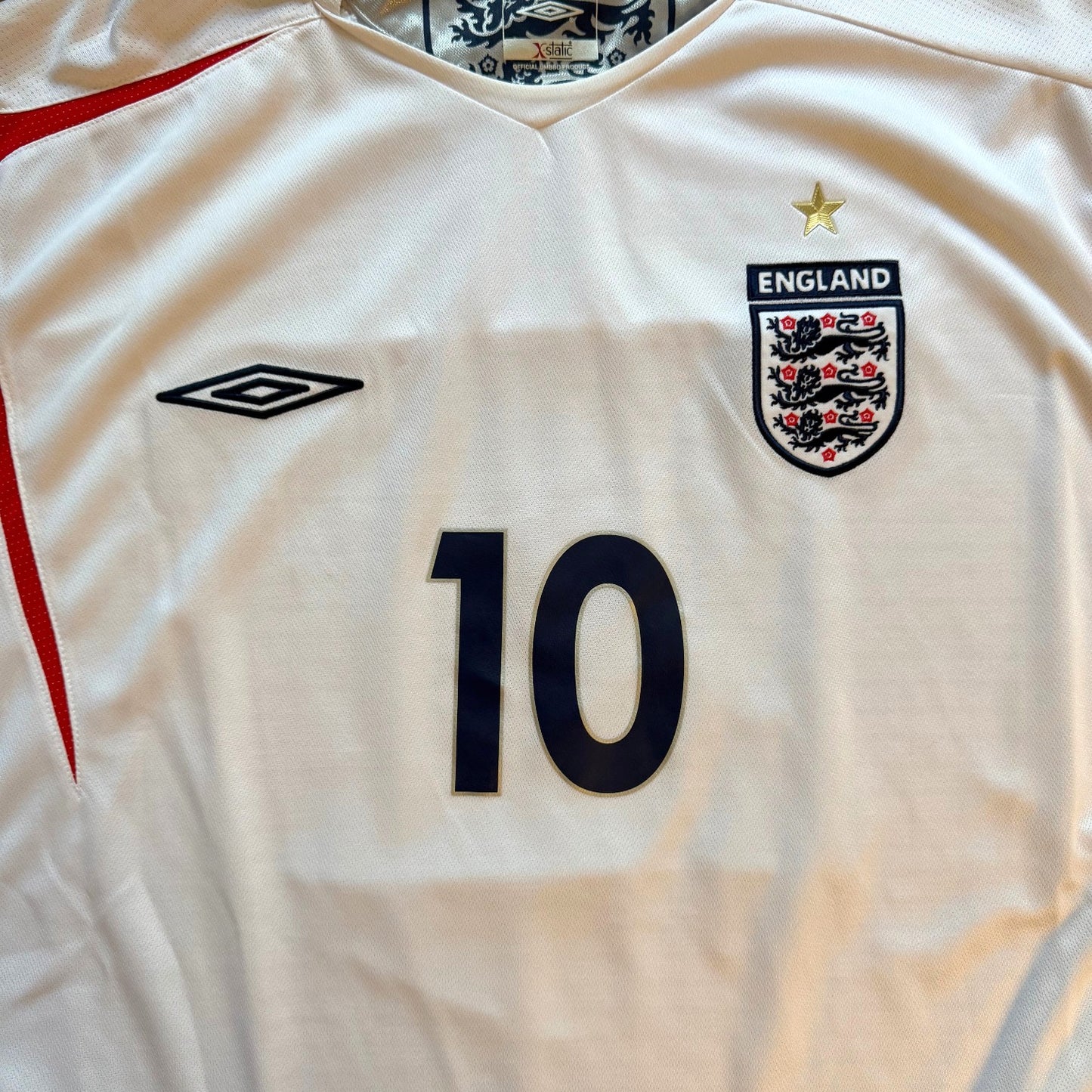 2006 Umbro England #10 Michael Owen Home Jersey