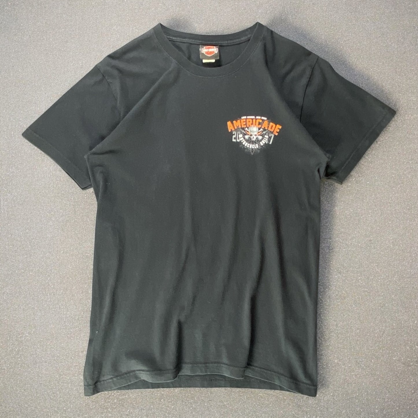 Harley Davidson Lake George New York Americade Black T-shirt