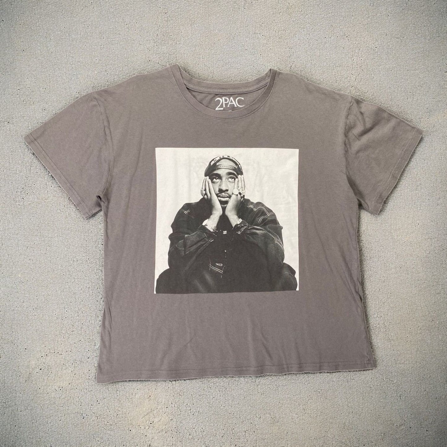 Retro 2 Pac Grey T-shirt