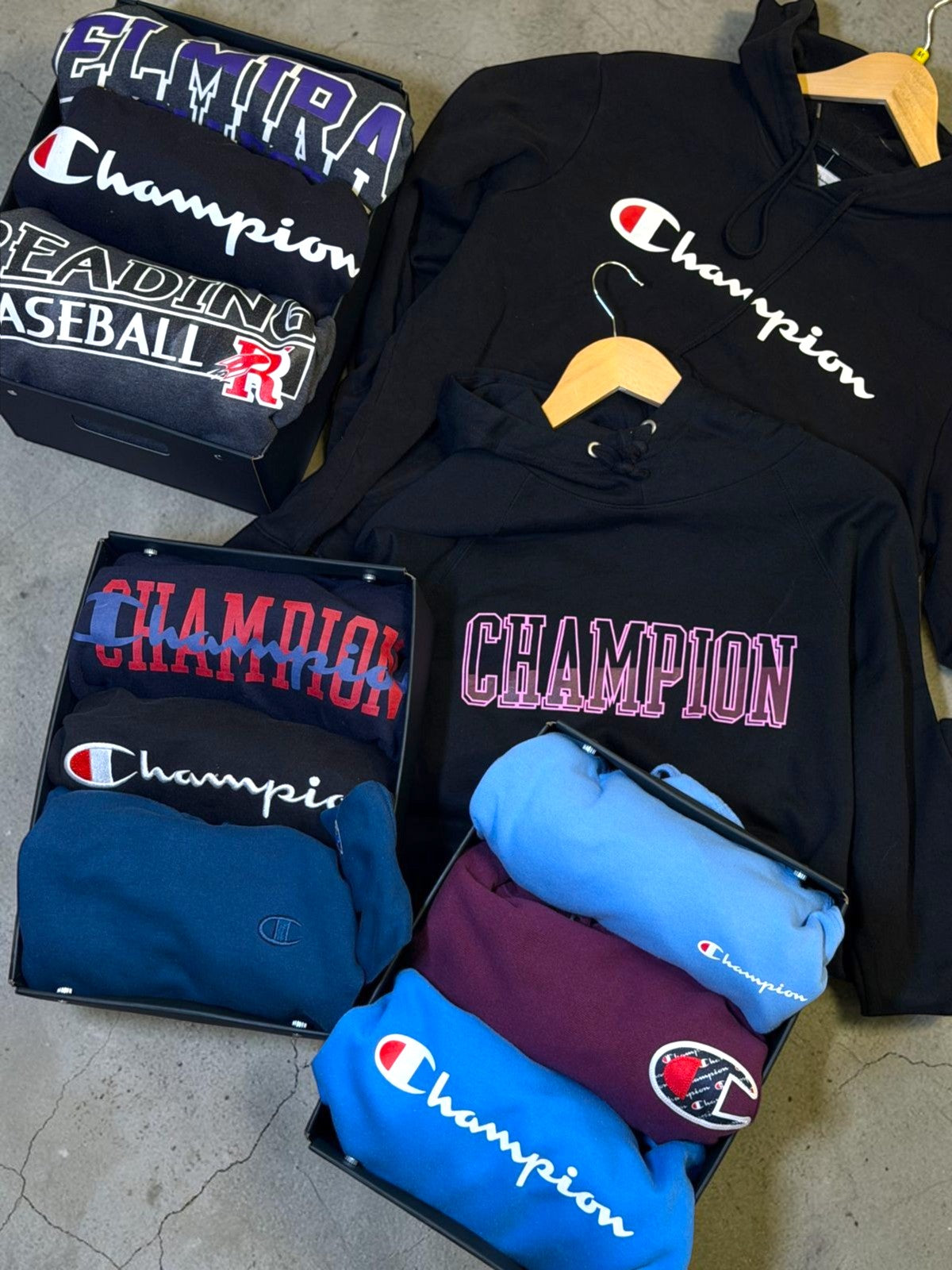 3 Champion Hoodie's Bundle