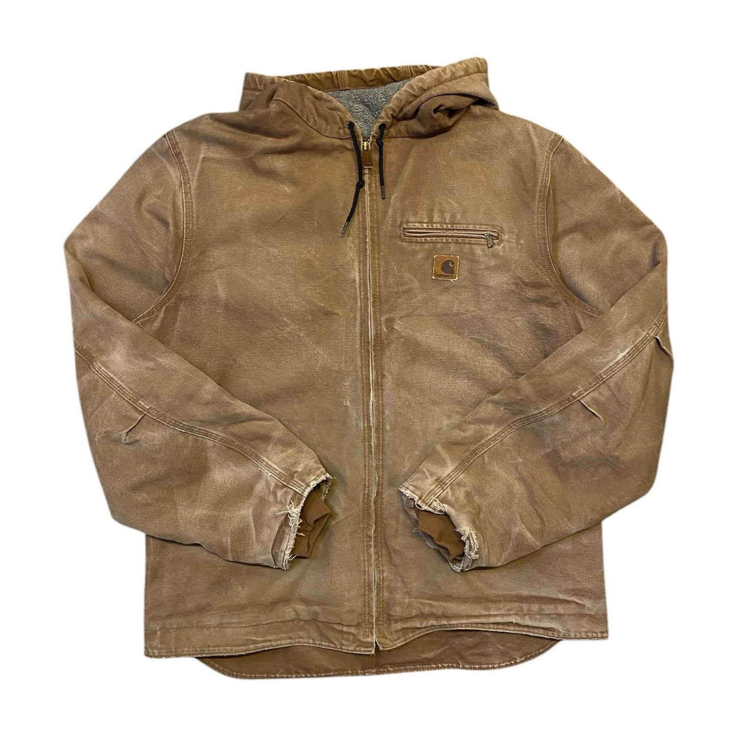 Vintage Carhartt Distressed Brown Jacket