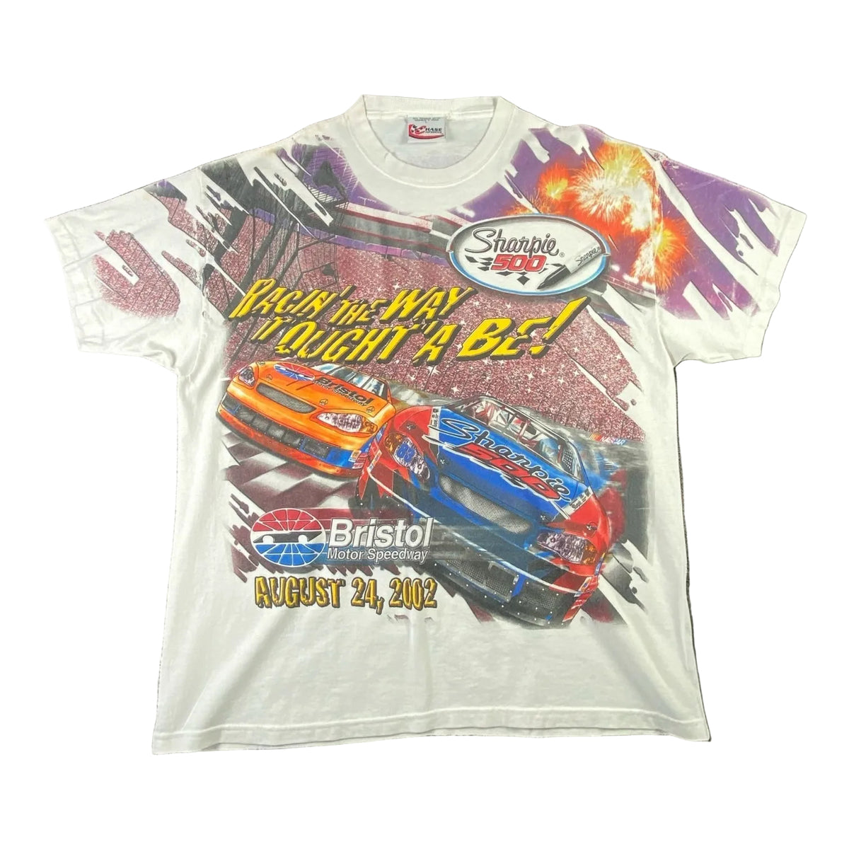 2002 NASCAR Sharpie Bristol Speedway T-shirt