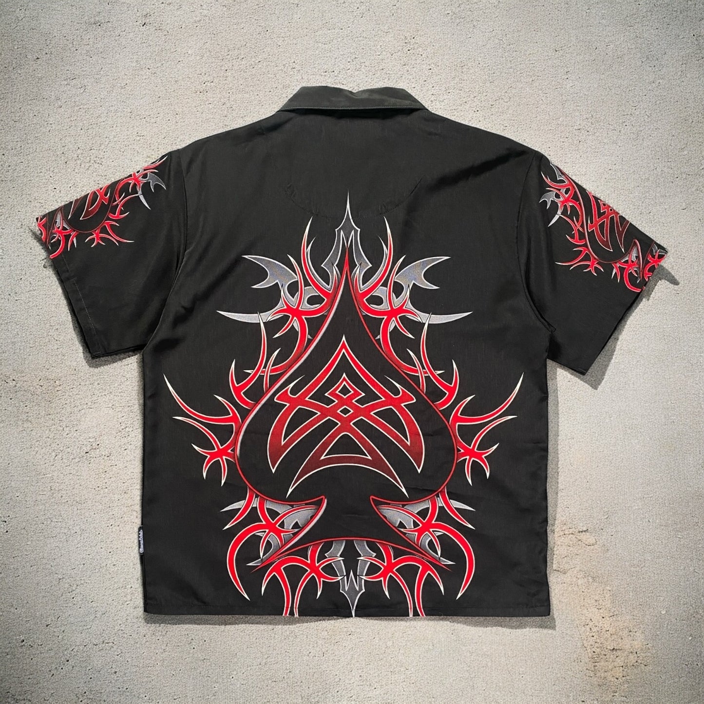 Silver Point Graphic Black Shirt