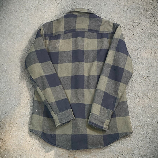 Matix Green Flannel Checkered Shirt