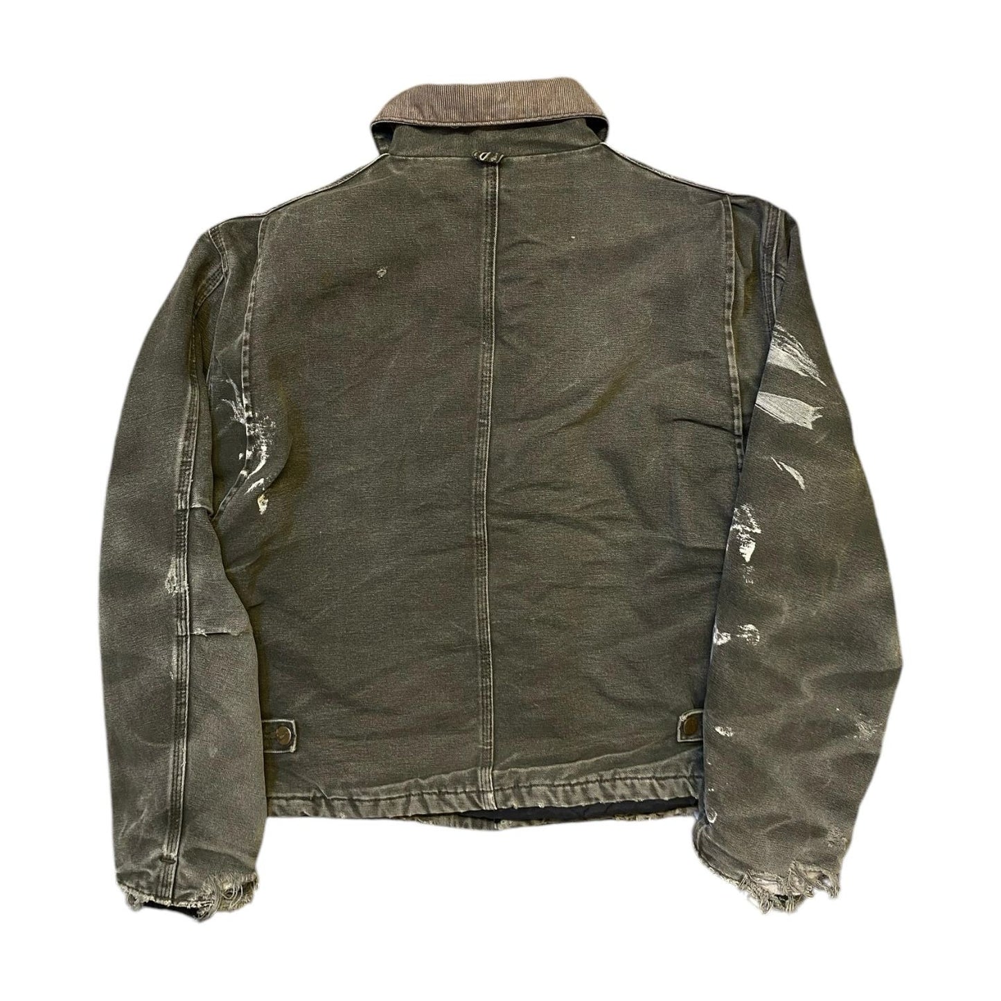 Vintage Carhartt Distressed Green Detroit Jacket