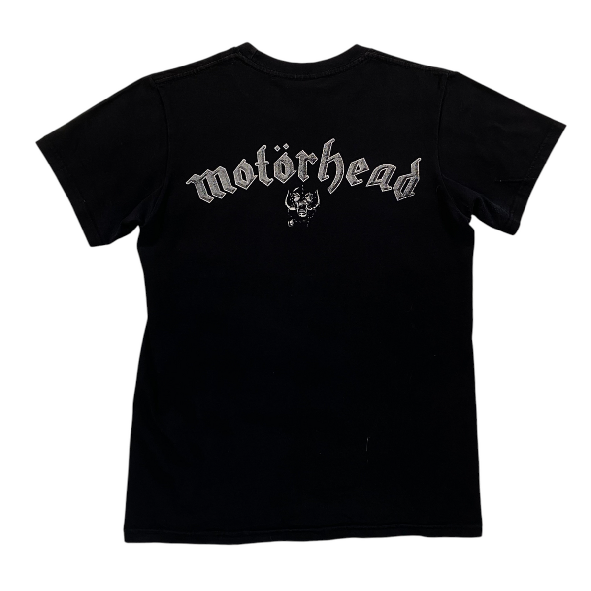 Digg It Thrift & Vintage black Motörhead heavy metal band t-shirt with graphic logo on the back