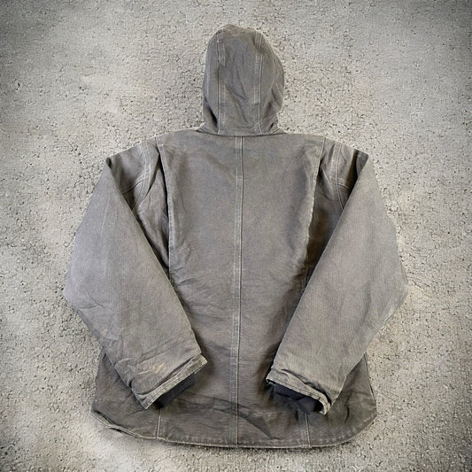 Carhartt Sherpa-Lined Hoodie Black Jacket