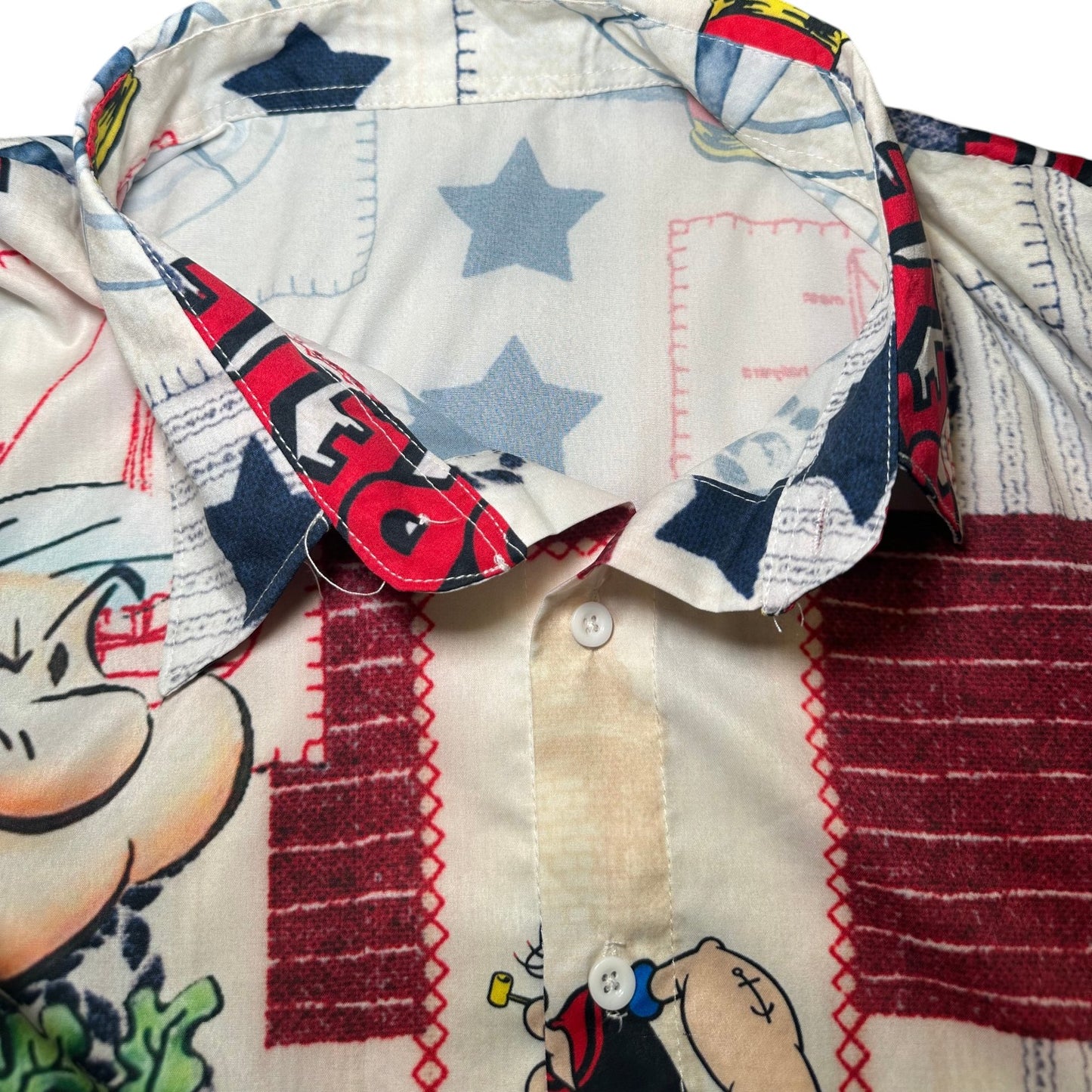 Popeye the Sailor Man Button-Up Shirt