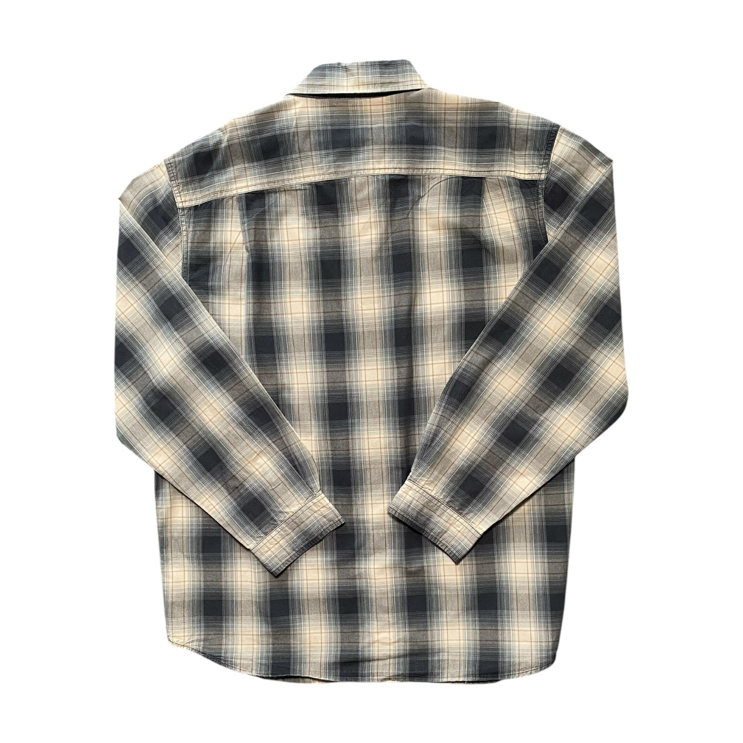 Carhartt Beige & Blue Chequered Button-Up Shirt