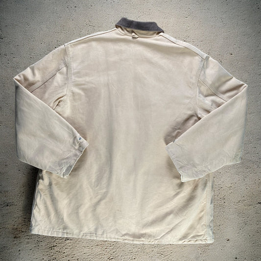 Carhartt Blanket-Lined Canvas Chore Coat Light Brown Jacket