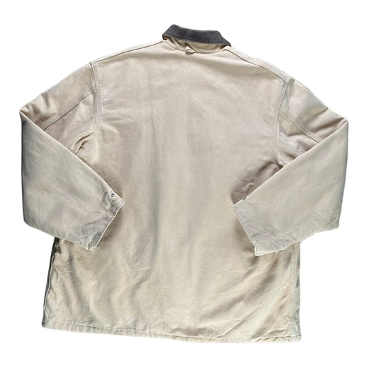 Carhartt Blanket-Lined Canvas Chore Coat Light Brown Jacket