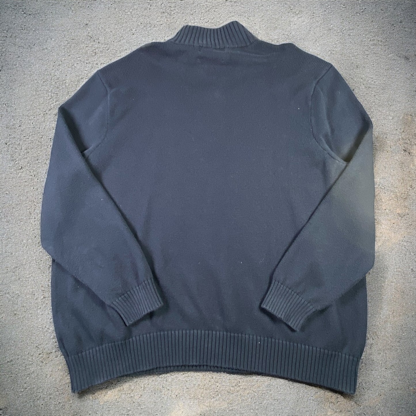 Polo Ralph Lauren Quarter-Zip Long Sleeve Navy Blue Sweater