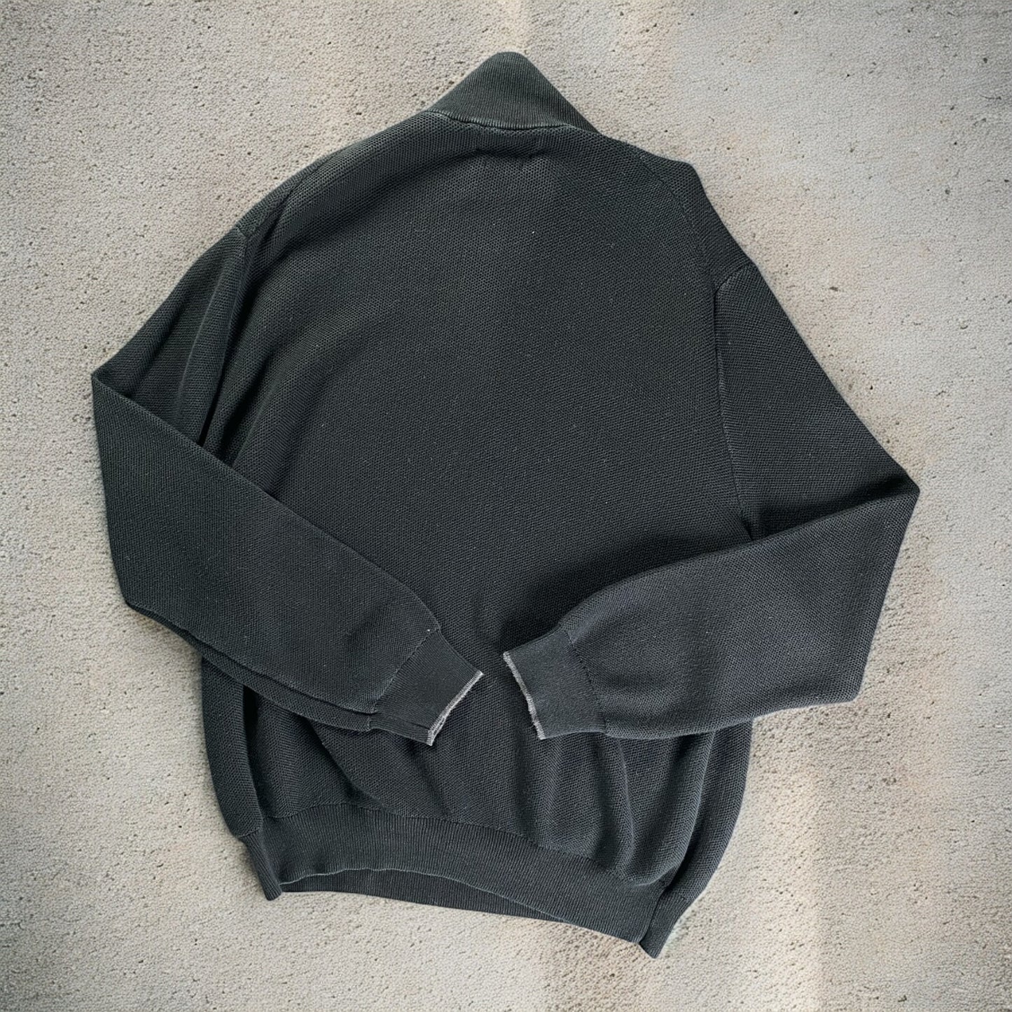 Polo Ralph Lauren Quarter-Zip Long Sleeve Black Sweater