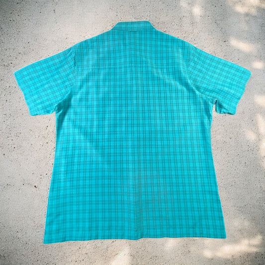 Jack Wolfskin Black & Blue Checkered Shirt