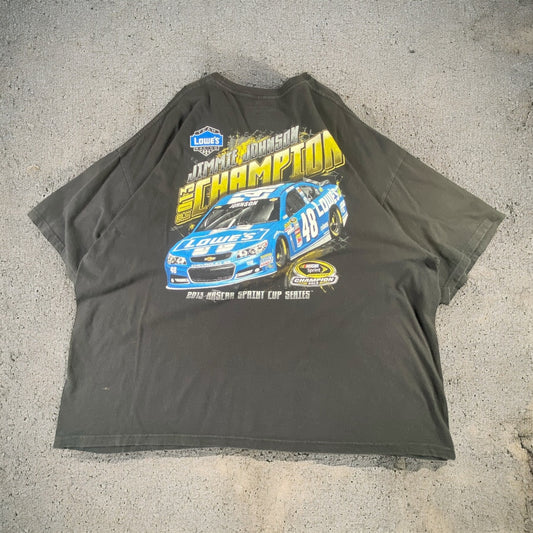 Jimmie Johnson Champion Nascar Black T-shirt