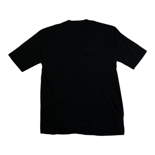 Back view of a plain black vintage t-shirt from Digg It Thrift & Vintage