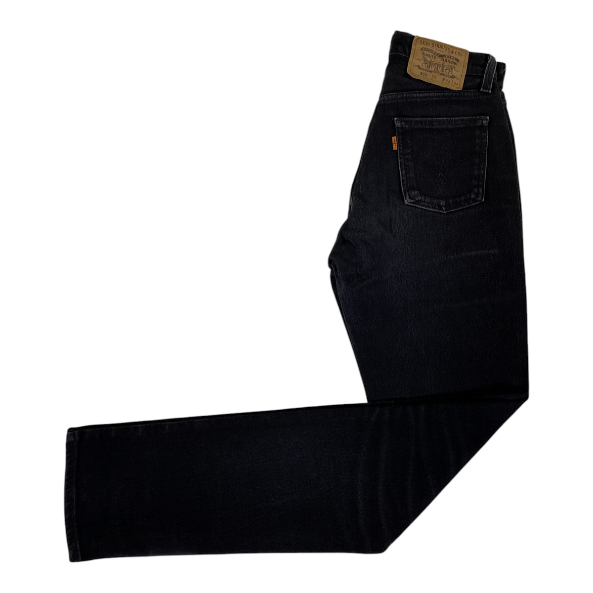 Levi's 882 Orange Tab High Rise Slim Tapered Mom Jeans