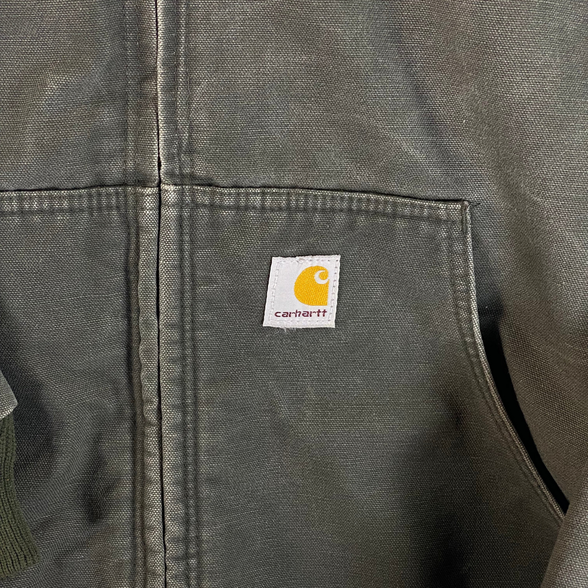 Carhartt Green Duck Canvas Active Jacket