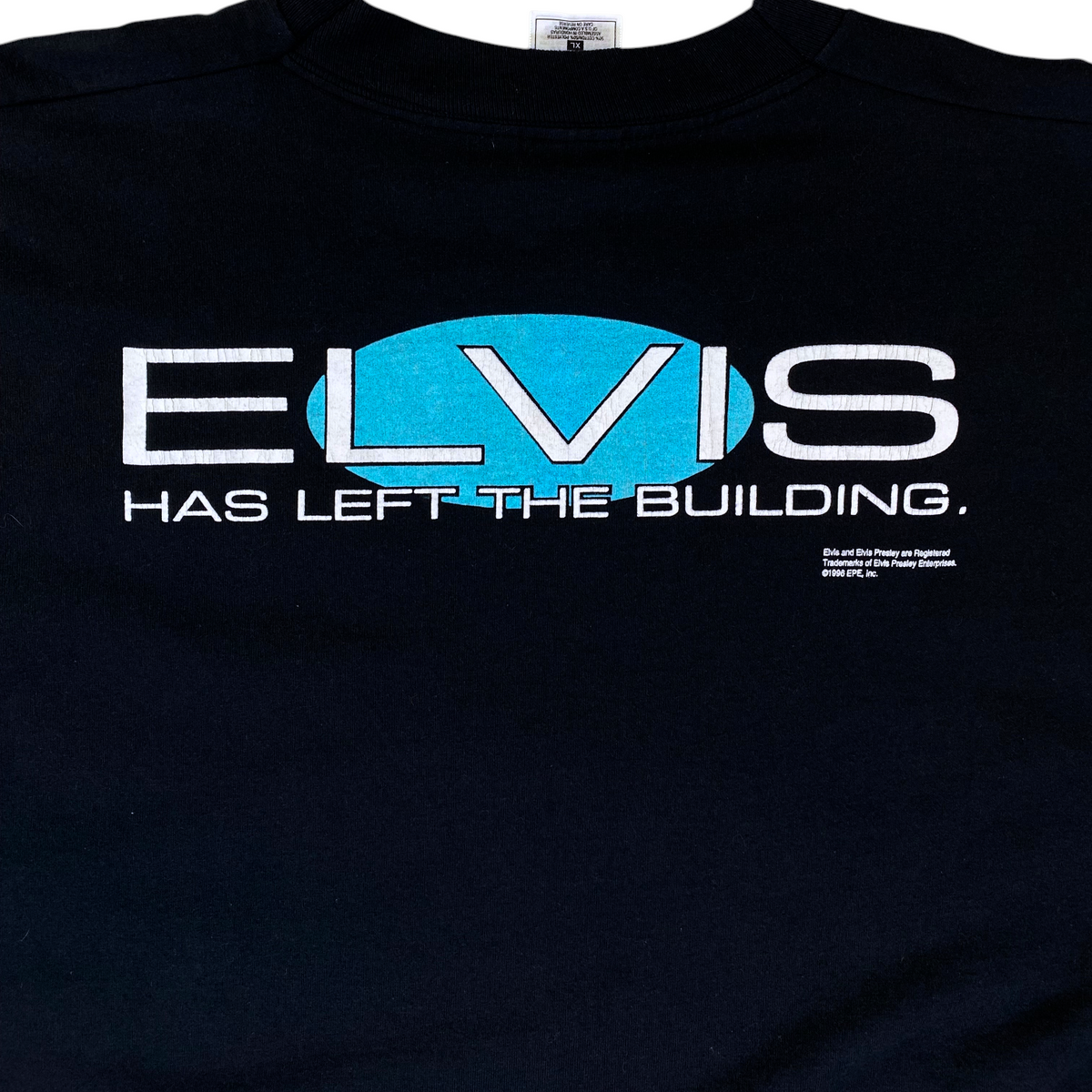 Vintage 1996 Elvis Presley "In Concert / Has Left The Building" Graphic T-Shirt
