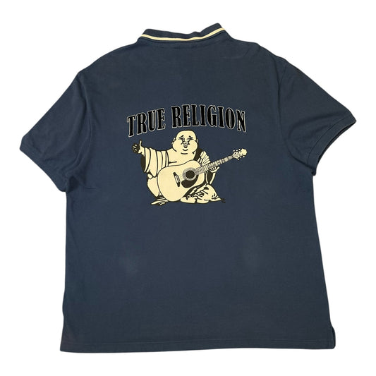 True Religion Signature Blue Polo