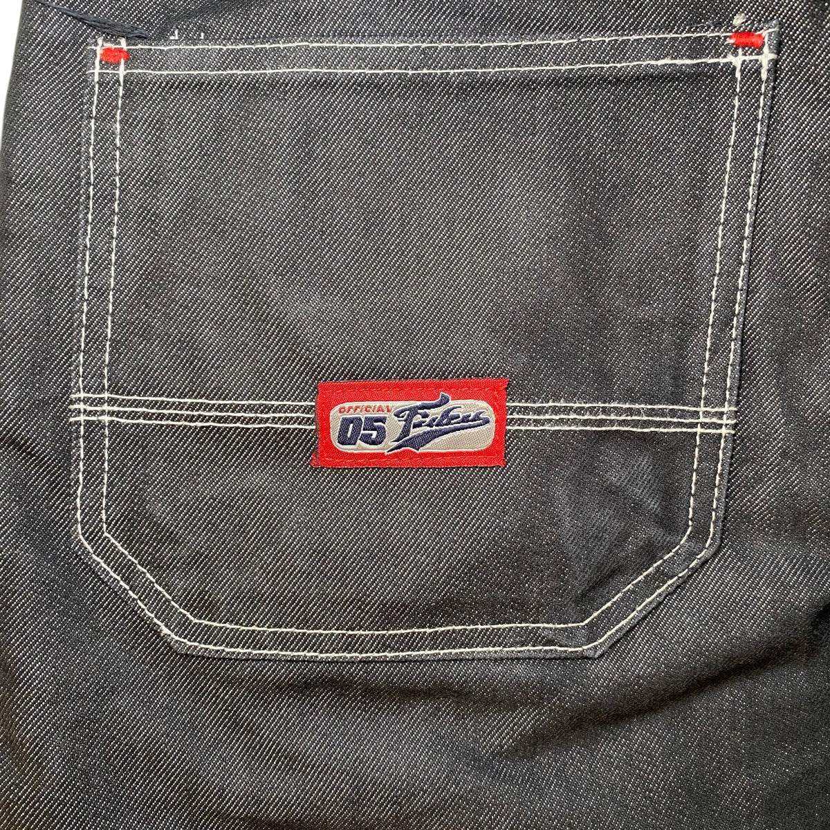 FUBU Reversible Contrast Stitch Baggy Y2K Jeans