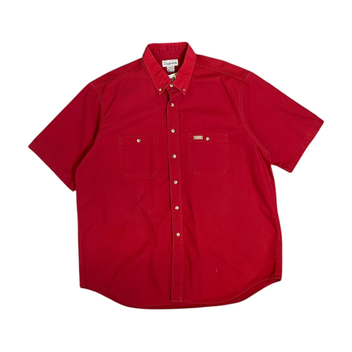 Carhartt Button Up Red T-Shirt
