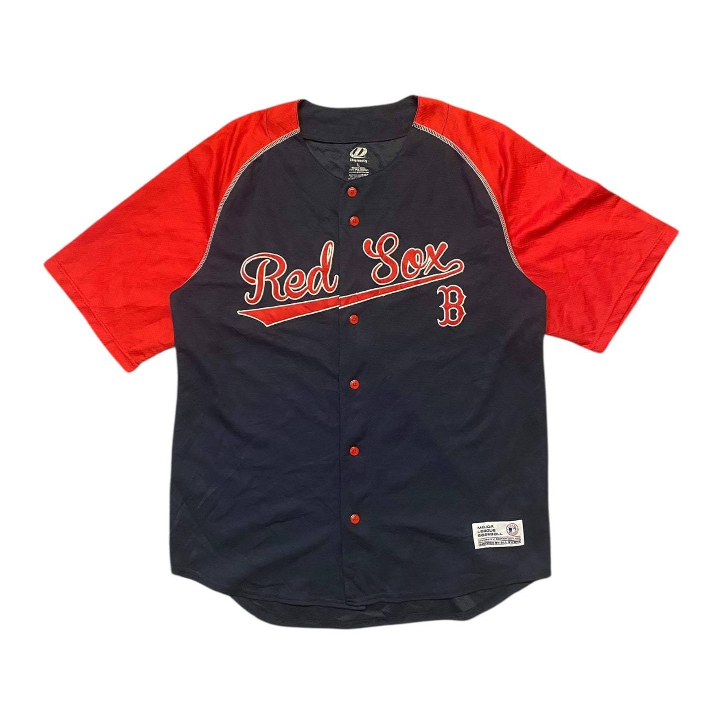 MLB Red Sox Gray/Red Jersey
