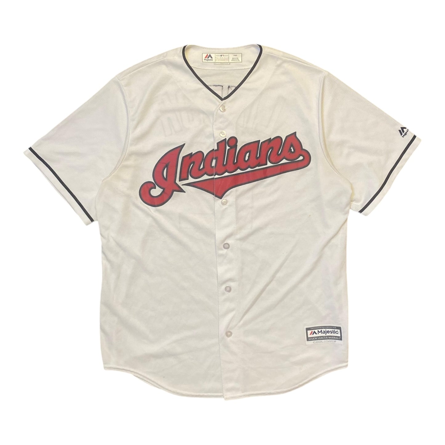 MLB Indians #12 Lindor Jersey