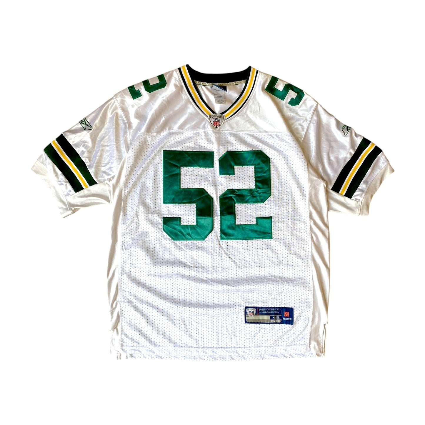 NFL Packers #52 Matthews White/Green Jersey