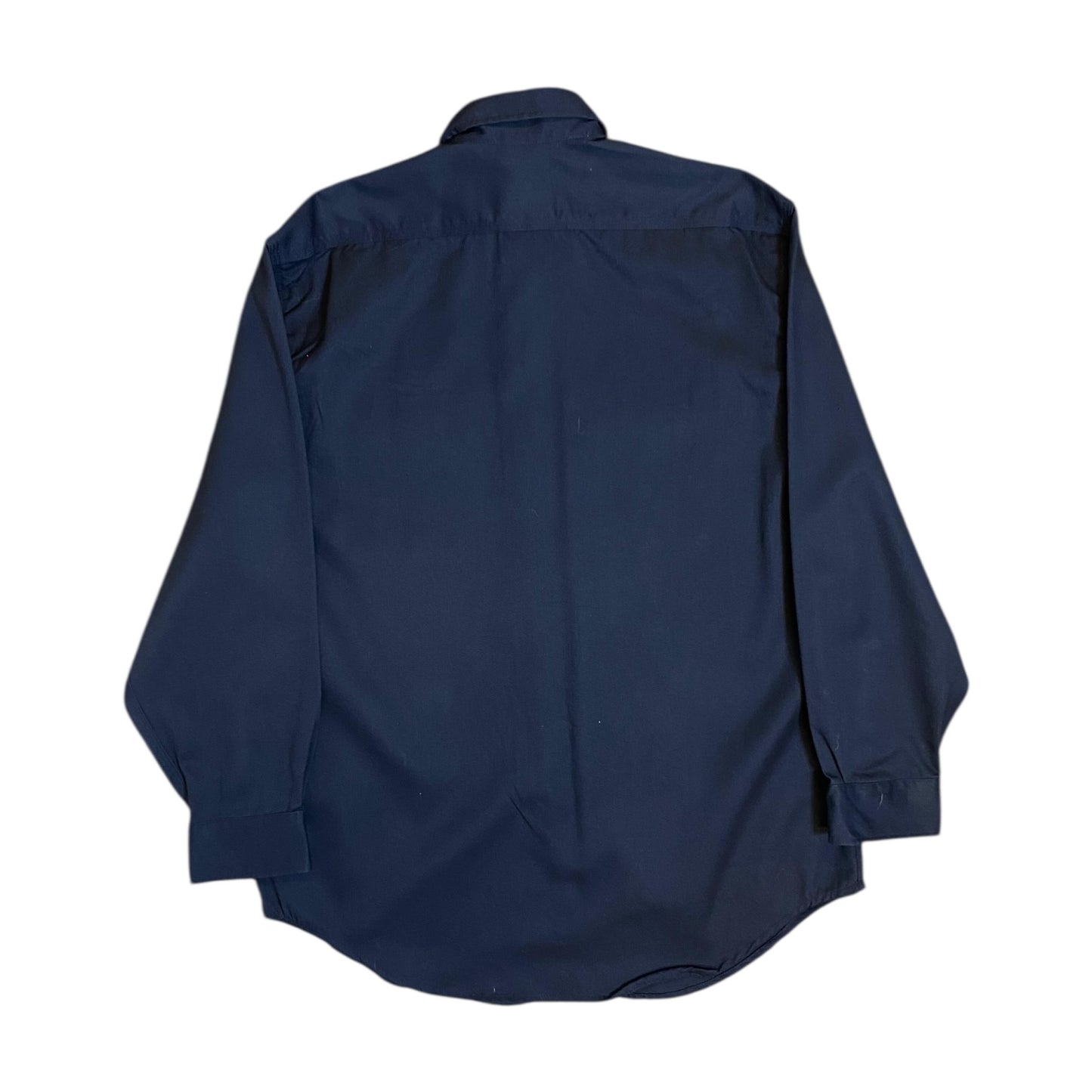 Carhartt Zenith Tech Long Sleeve Button Up Navy Shirt