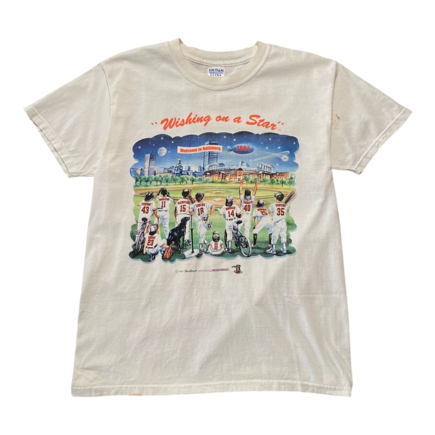 2002 Baltimore Orioles ''Wishing On A Star'' T-Shirt