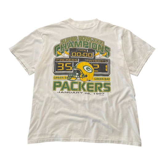 1997 Super Bowl XXXI Champions Green Bay Packers T-Shirt
