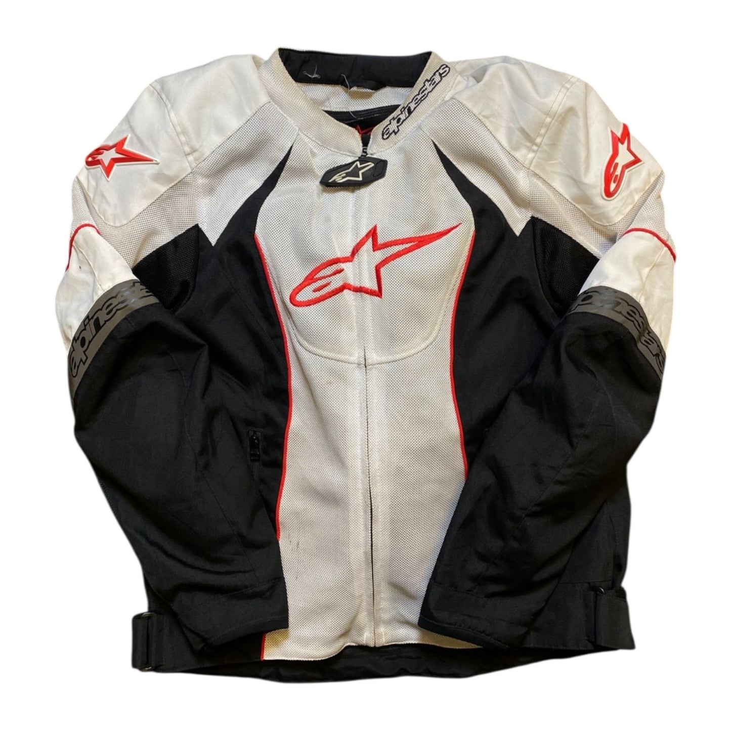 Alpinestars White/Black Motorcycle Jacket